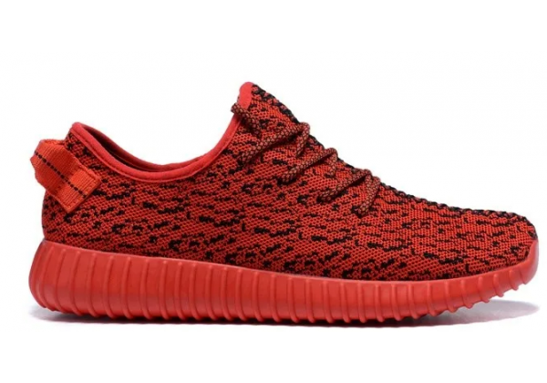 Adidas Yeezy 350 Boost черно-красные