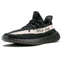  Adidas Yeezy Boost 350 v2 features a white and black