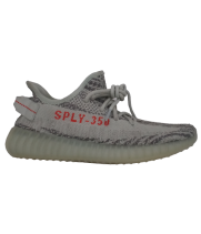 Adidas Yeezy Boost 350 V2 серые с принтом
