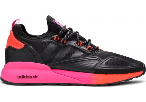 Adidas ZX 2K Boost Black Solar Red