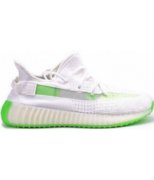 Adidas Yeezy Boost 350 V2 White Green Big Size