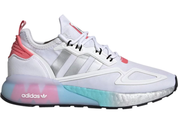NASA x Adidas ZX 2K Boost White Hazy Rose